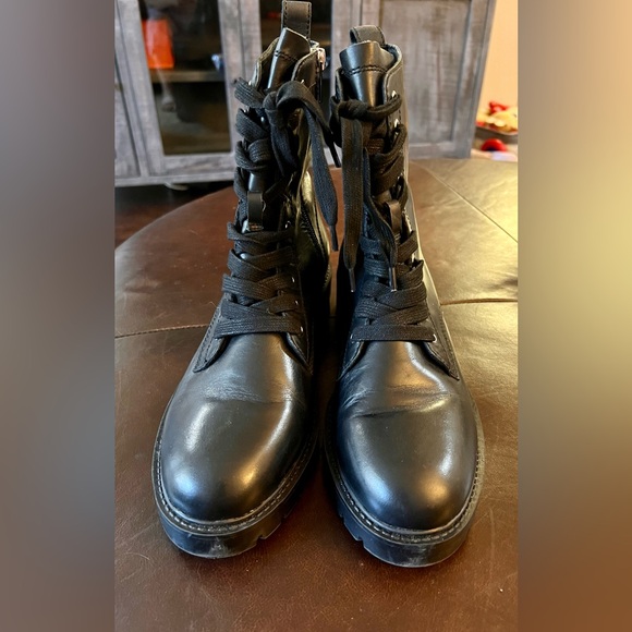 Steve Madden Leather Combat Boots - Picture 8 of 8